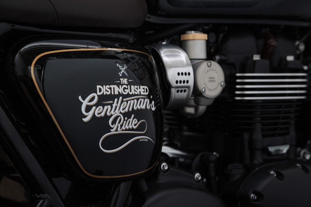 La nuova Triumph Bonneville T120 Black DGR Edition in serie limitata